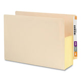 Manila End Tab File Pockets, 5.25" Expansion, Legal Size, Manila, 10-box
