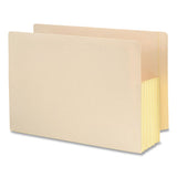 Manila End Tab File Pockets, 5.25" Expansion, Legal Size, Manila, 10-box