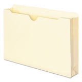 Manila File Jackets, 1-ply Straight Tab, Legal Size, Manila, 50-box