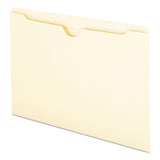 Manila File Jackets, 2-ply Straight Tab, Legal Size, Manila, 100-box
