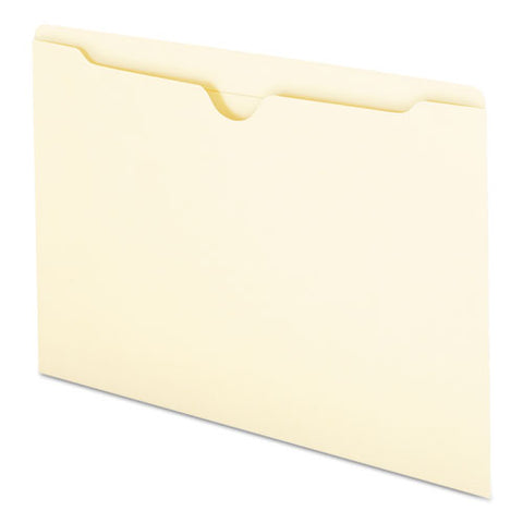 Manila File Jackets, 2-ply Straight Tab, Legal Size, Manila, 100-box