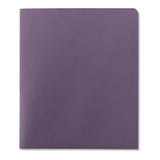 Two-pocket Folder, Textured Paper, Lavender, 25-box