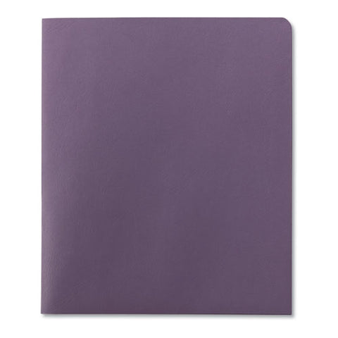 Two-pocket Folder, Textured Paper, Lavender, 25-box
