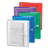 Poly String And Button Interoffice Envelopes, String And Button Closure, 9.75 X 11.63, Clear, 5-pack