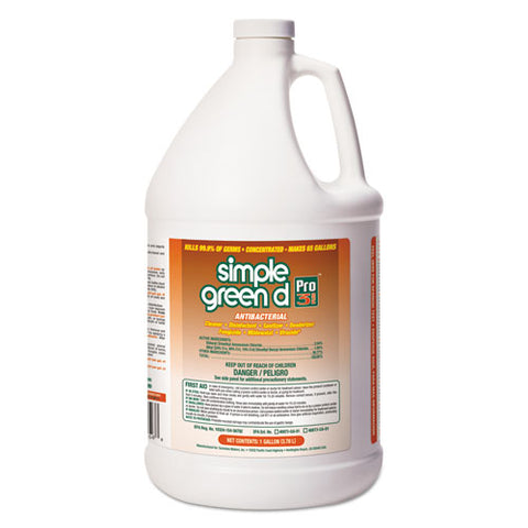 D Pro 3 Plus Antibacterial Concentrate, Herbal, 1 Gal Bottle, 6-carton