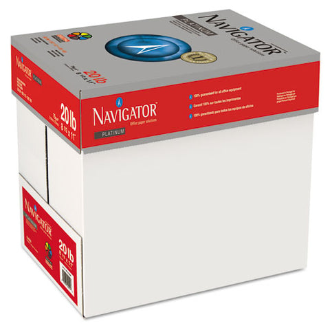Platinum Paper, 99 Bright, 20 Lb, 8.5 X 11, White, 500 Sheets-ream, 10 Reams-carton
