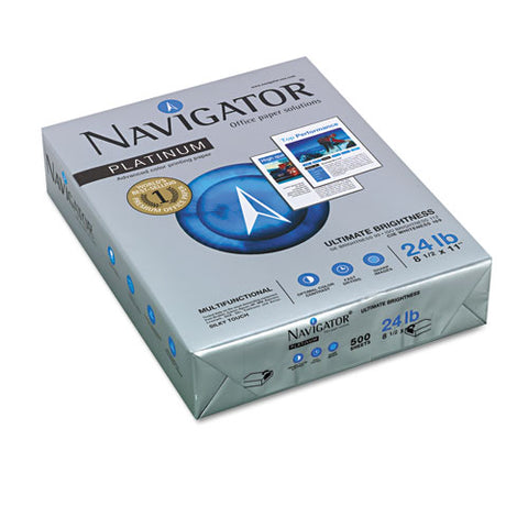 Platinum Paper, 99 Bright, 24 Lb, 8.5 X 11, White, 500 Sheets-ream, 5 Reams-carton