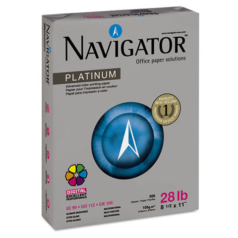 Platinum Paper, 99 Bright, 28 Lb, 8.5 X 11, White, 500-ream