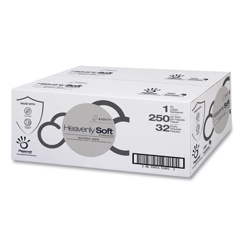 Heavenly Soft Multi-fold Towel, Standard, 1-ply, 4" X 9.5", White, 250-pack, 32 Packs-carton