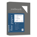 25% Cotton Business Paper, 95 Bright, 20 Lb, 8.5 X 11, White, 500 Sheets-ream