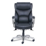 Emerson Big And Tall Task Chair, Supports Up To 400 Lbs., Black Seat-black Back, Silver Base