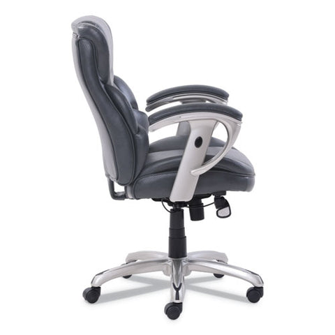 Emerson Task Chair, Supports Up To 300 Lbs., Gray Seat-gray Back, Silver Base