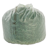 Ecosafe-6400 Bags, 13 Gal, 0.85 Mil, 24" X 30", Green, 45-box