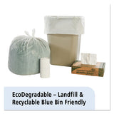 Controlled Life-cycle Plastic Trash Bags, 13 Gal, 0.7 Mil, 24" X 30", White, 120-box