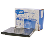 Insect-repellent Trash Bags, 35 Gal, 2 Mil, 33" X 45", Black, 80-box