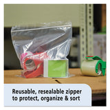 Seal Closure Bags, 2 Mil, 12" X 12", Clear, 500-carton
