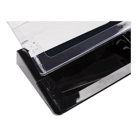 Wall File, Letter, 13 X 7, Single Pocket, Smoke