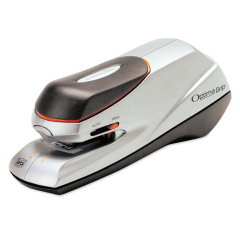 Optima Grip Electric Stapler, 20-sheet Capacity, Black-silver