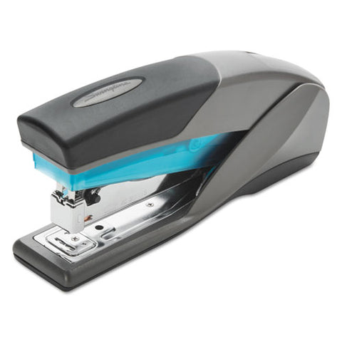 Optima 25 Reduced Effort Stapler, 25-sheet Capacity, Slate Gray-blue