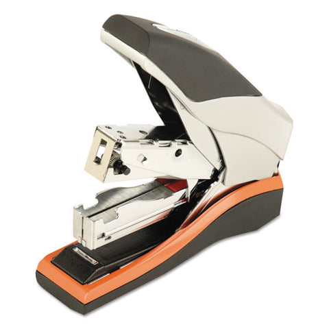 Optima 40 Compact Stapler, 40-sheet Capacity, Black-silver-orange