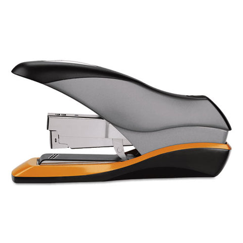 Optima 70 Desktop Stapler, 70-sheet Capacity, Silver-black-orange