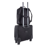 Cadence 2 Section Business Backpack, For Laptops 15.6", 6" X 6" X 17", Charcoal
