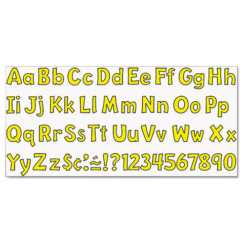 Ready Letters Playful Combo Set, Yellow, 4"h, 216-set
