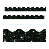 Sparkle Terrific Trimmers, 2 3-4" X 32 Ft, Sparkles, Black