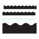 Terrific Trimmers Solid Colors Board Trim, 2 1-4" X 39 Ft, Black