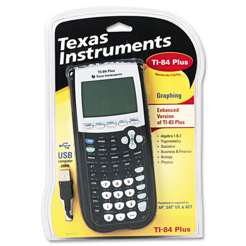 Ti-84plus Programmable Graphing Calculator, 10-digit Lcd
