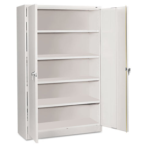 Assembled Jumbo Steel Storage Cabinet, 48w X 18d X 78h, Light Gray