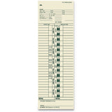 Time Card For Cincinnati-simplex, Weekly, 3 1-2 X 10 1-2, 500-box