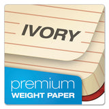 Gold Fibre Retro Wirebound Writing Pads, 1 Subject, Wide-legal Rule, Red Cover, 8.5 X 11.75, 70 Sheets