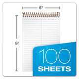 Gold Fibre Steno Books, Gregg Rule, Gray Cover, 6 X 9, 100 White Sheets