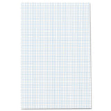 Quadrille Pads, 4 Sq-in Quadrille Rule, 11 X 17, White, 50 Sheets