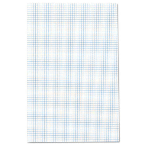 Quadrille Pads, 4 Sq-in Quadrille Rule, 11 X 17, White, 50 Sheets