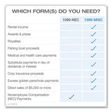 5-part 1099-misc Tax Forms, 8.5 X 11, 50-pack