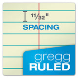 Steno Books, Gregg Rule, 6 X 9, Maroon Cover, 80 Green Tint Sheets, 6-pack