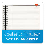 Royale Wirebound Business Notebook, College, Black-gray, 8.25 X 5.88, 96 Sheets