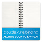 Royale Wirebound Business Notebook, College, Black-gray, 11.75 X 8.25, 96 Sheets