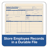 Employee Record Master File Jacket, Straight Tab, Letter Size, Manila, 20-pack