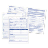 Comprehensive Employee Application Form, 8 1-2 X 11, 25 Forms