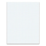 Quadrille Pads, 4 Sq-in Quadrille Rule, 8.5 X 11, White, 50 Sheets