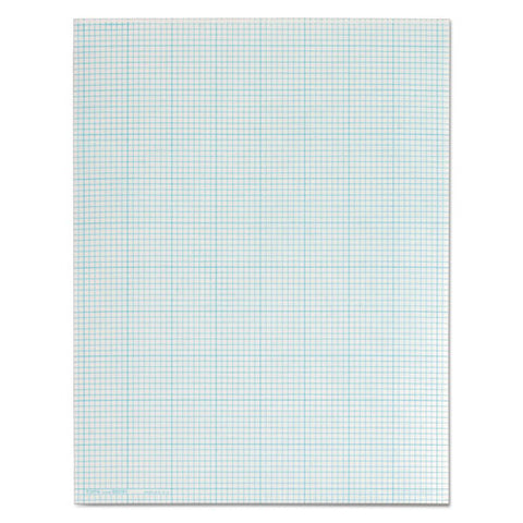 Cross Section Pads, 8 Sq-in Quadrille Rule, 8.5 X 11, White, 50 Sheets
