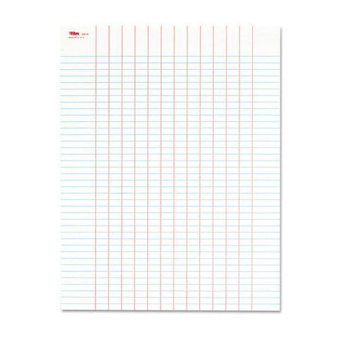 Data Pad W-plain Column Headings, 8.5 X 11, White, 50 Sheets