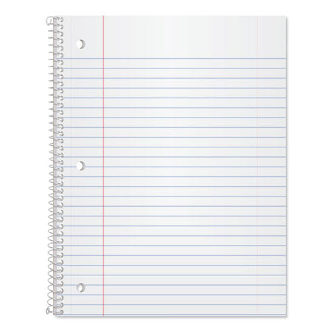 Coil-lock Wirebound Notebooks, 1 Subject, Wide-legal Rule, Assorted Color Covers, 10.5 X 8, 70 Sheets