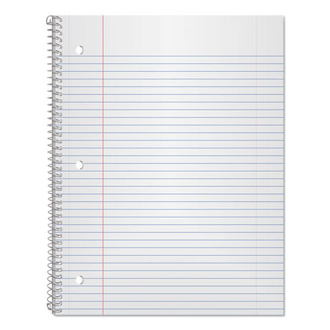 Coil-lock Wirebound Notebooks, 1 Subject, Medium-college Rule, Assorted Color Covers, 11 X 8.5, 100 Sheets