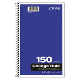 Coil-lock Wirebound Notebooks, 3 Subjects, Medium-college Rule, Assorted Color Covers, 9.5 X 6, 150 Sheets