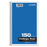 Coil-lock Wirebound Notebooks, 3 Subjects, Medium-college Rule, Assorted Color Covers, 9.5 X 6, 150 Sheets