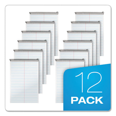 Second Nature Recycled Notebooks, Gregg Rule, 6 X 9, White, 80 Sheets